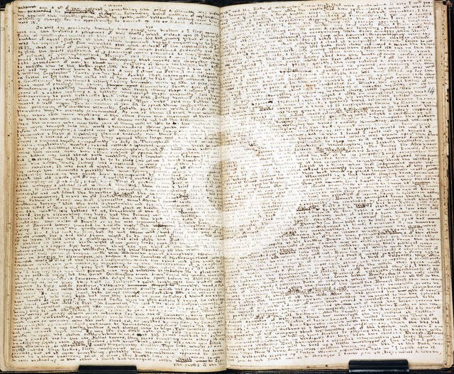 Tales by Charlotte Brontë, c1834. Creator: Charlotte Bronte.