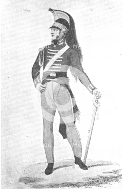 Officer, 2nd Regiment of the Life Guards, 1812, (1909). Creator: Unknown.