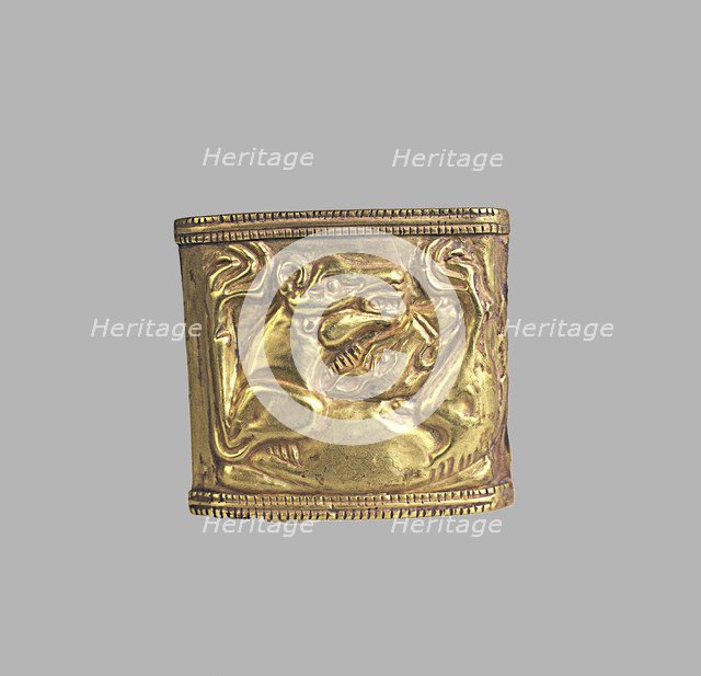 Cover to Sword Sheath, 5th cen. BC. Artist: Scythian Art  