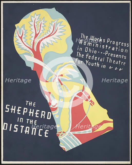 The Shepherd in the Distance, Cleveland, OH, 1937. Creator: Unknown.