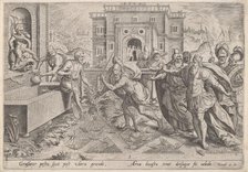 The Plague of Locusts, c.1585. Creator: Johann Sadeler I.