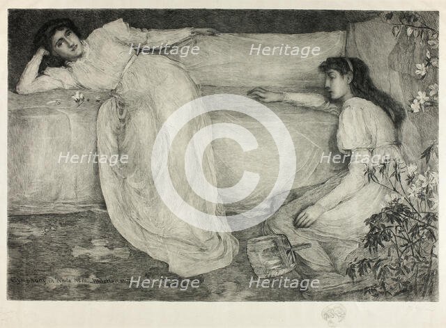 Symphony in White, No. III, 1908. Creator: Peter von Halm.