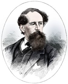 Charles Dickens, 19th century English novelist. Artist: Unknown.