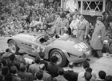 Ferrari of Giannino Marzotto, Mille Miglia, Italy, 1953. Artist: Unknown