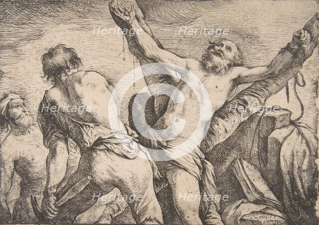 The Martyrdom of Saint Andrew, 1623. Creator: Claude Vignon.