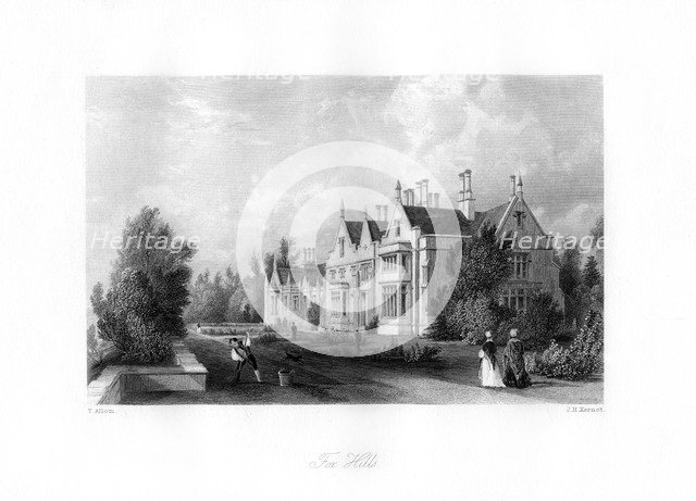 'Fox Hills', Surrey, c1840s.Artist: J H Kernot