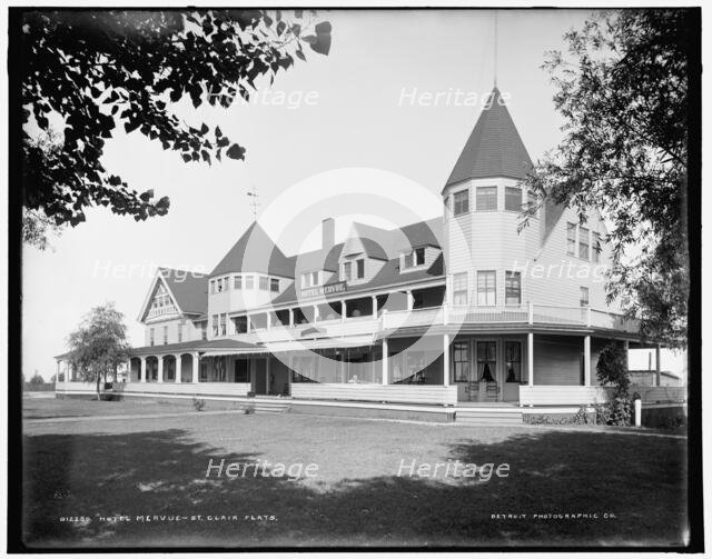 Hotel Mervue, St. Clair Flats, between 1890 and 1901. Creator: Unknown.