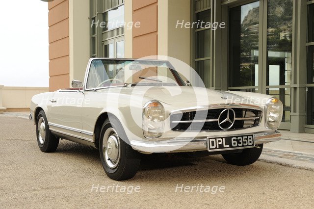 Mercedes Benz 230SL 1963. Artist: Simon Clay.