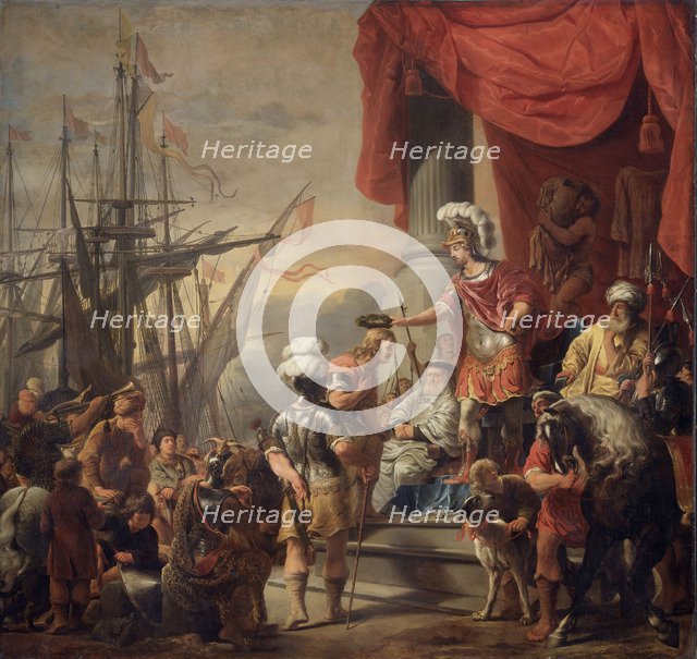 Aeneas at the Court of Latinus. Artist: Bol, Ferdinand (1616-1680)