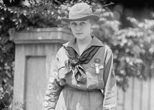 Girl Scouts - Elenore Putzski, 1917. Creator: Harris & Ewing.