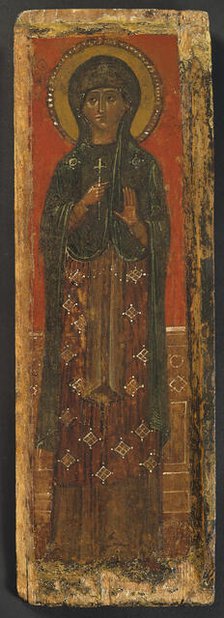 Female martyr saint, c14th century. Creator: Unknown.