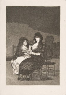 Plate 15 from 'Los Caprichos': Pretty Advice (Bellos consejos), 1799. Creator: Francisco Goya.