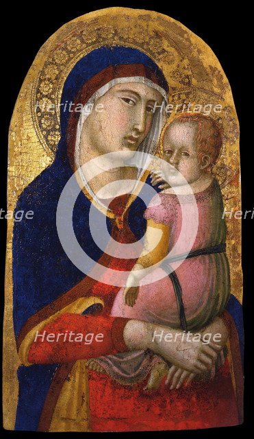 Madonna with Child, ca 1340. Artist: Lorenzetti, Pietro (ca 1300-ca 1348)