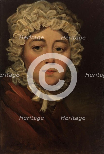 Mrs Bennett, cured of skin disease, between 1818 and 1821. Creator: Unknown.