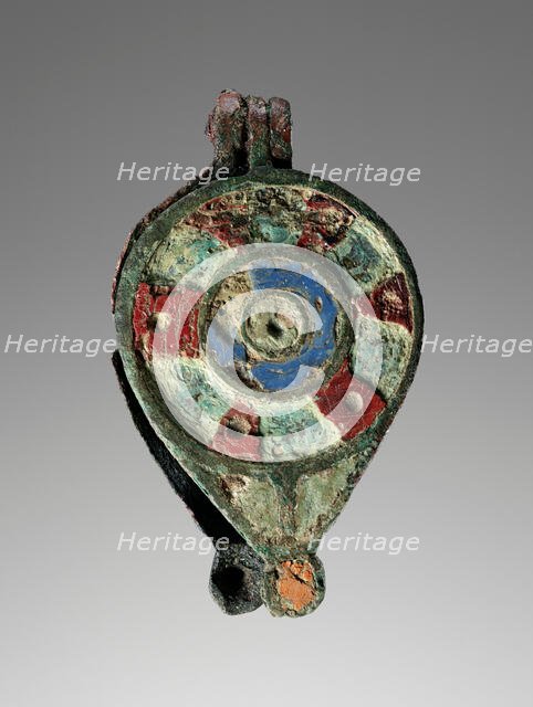 One Small Bronze Enamelled Reliquary, 3rd century A.D. Creator: Unknown.