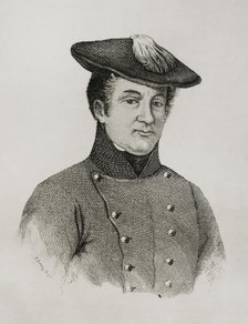 Portrait of Miguel Sancho Gómez y Damas (1785-1864), Spanish military, 1845.  Creator: Jose Gomez.