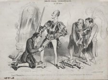 Moeurs Anglo-chevaleresques, 1839. Creator: Unknown.