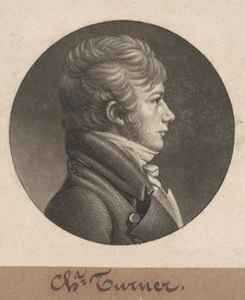 Charles Turner, 1807. Creator: Charles Balthazar Julien Févret de Saint-Mémin.