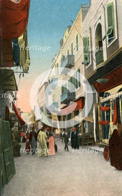 Market Street, Suez, Egypt, 20th century. Artist: Unknown