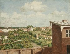 View from Düsseldorf, 1865. Creator: August Jernberg.
