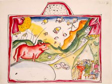 Aquarell für Violett (Bild III), 1914. Creator: Kandinsky, Wassily Vasilyevich (1866-1944).