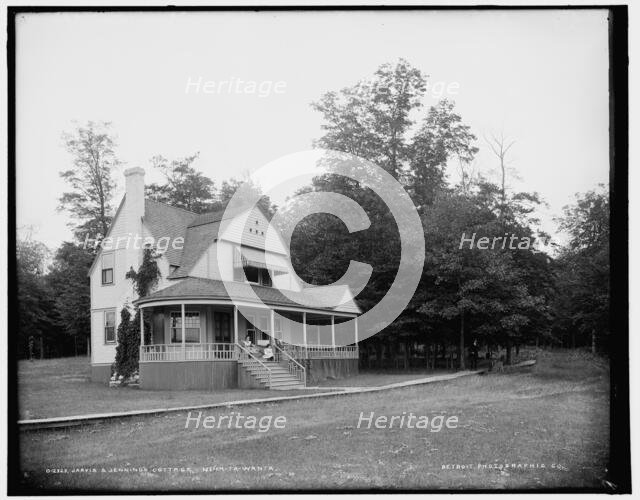 Jarvis S. Jennings' cottage, Ne-ah-ta-wanta [sic], between 1890 and 1901. Creator: Unknown.