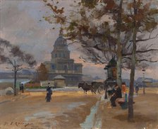 Le Dôme des Invalides vu depuis l'avenue de Ségur, 1914. Creator: Jules Ernest Renoux.