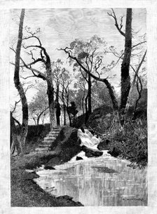 The Cascade in Hawarden Park, 1898. Creator: Unknown.