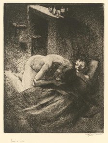 Misery (La Misère), c. 1886. Creator: Paul Albert Besnard.