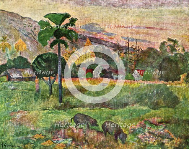 'Haere Mai', 1891 (1939).Artist: Paul Gauguin