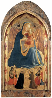 Madonna of Humility (Madonna dell'Umiltà) with Saints, ca 1429.