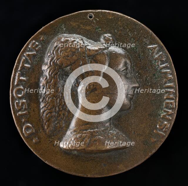 Isotta degli Atti, 1432/1433-1474, Mistress 1446, then Wife after 1453, of Sigismondo Malatesta [obv Creator: Matteo di Andrea de Pasti.