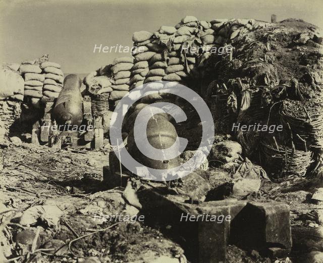 Battery, Malakoff, 1855. Creator: Leon-Eugéne Méhédin (French, 1828-1905); Col. Charles Langlois (French, 1789-1870).