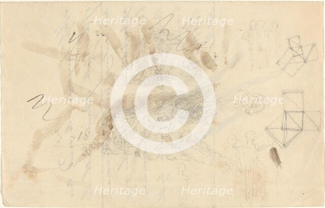 Angels Descending to the Daughters of Men, probably c. 1821. Creator: John Flaxman.