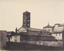 Santa Pudenziana, Rome, 1850s. Creator: Unknown.