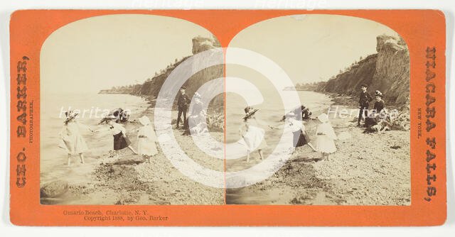 Ontario Beach, Charlotte, N.Y., 1888. Creator: George Barker.