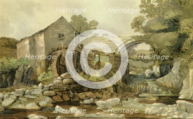 'Mill Bridge and Waterfall', early-mid 19th century, (1947).  Creator: Andrew Hunt.