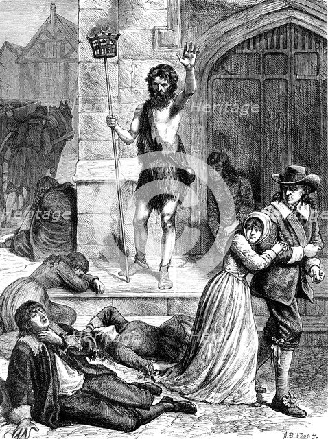 The Great Plague of 1665 (c1902). Artist: Unknown