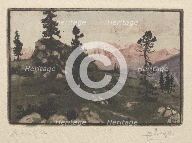 Hoher Gull. Creator: Hugo Burghel (German, 1853-1903).