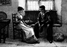 "The Old, Old Story" by William. H. Weatherhead, 1895. Creator: Unknown.