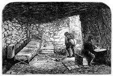 The Civil War in Spain: casemate in the battery of San Lorenzo, 1874. Creator: Unknown.