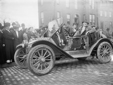 Woman Suffrage - Scout Car, 1913. Creator: Harris & Ewing.