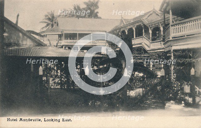 'Hotel Mandeville, Looking East', Jamaica, c1913. Creator: Unknown.