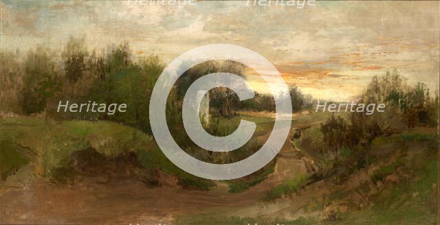 Landscape from the Vincity of Czarnokozince, c1883. Creator: Adam Chmielowski.