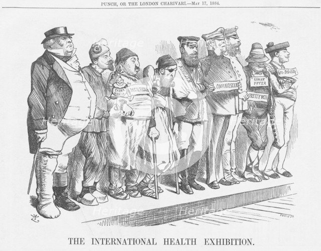 'The International Health Exhibition', 1884. Artist: Joseph Swain
