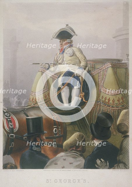 Mayfair coachman, London, 1854. Artist: J Harris