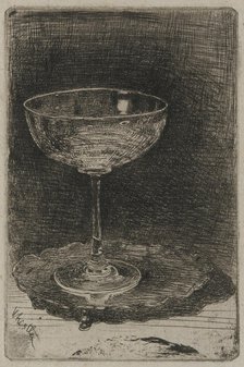 The Wine Glass, 1858. Creator: James Abbott McNeill Whistler.