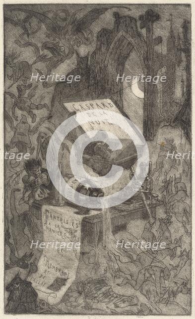 Gaspard de la Nuit, 1868. Creator: Félicien Rops.