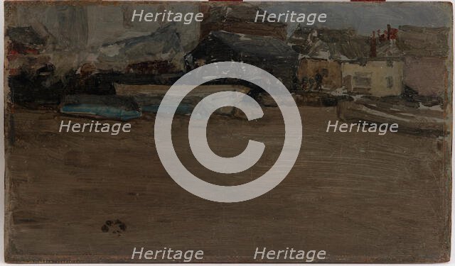 Low Tide, 1883-1884. Creator: James Abbott McNeill Whistler.