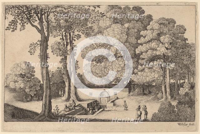 The Mineral Spring. Creator: Wenceslaus Hollar.